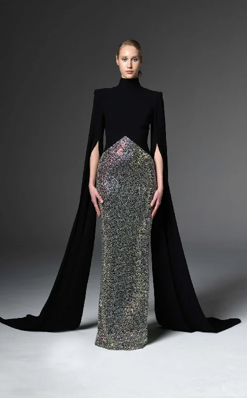 Formal dresses with ruffled skirts and bow accents for a charming prom appearanceJean Louis Sabaji 6001123 Dress