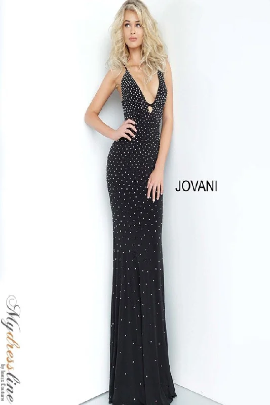 Prom dresses with one - shoulder ruffled straps and geometric patterns for a contemporary and eye - catching formal eventJovani 1114 Prom dresses with one - shoulder ruffled straps and geometric patterns for a contemporary and eye - catching formal eventJovani 1114