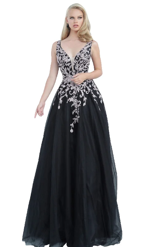 Prom dresses with one - shoulder designs and feather accents for a bold statementJVN JVN2302BG Dress