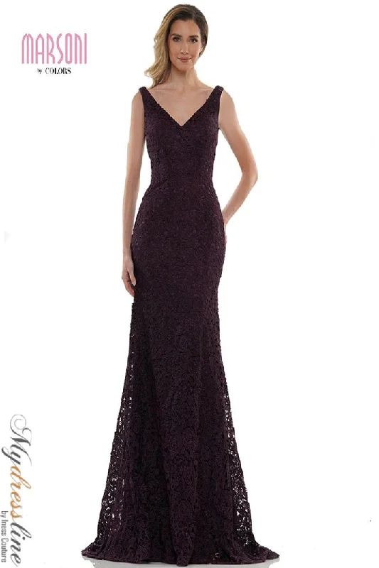 Formal dresses with ruffled skirts and bow accents for a charming prom appearanceMarsoni MV1116
