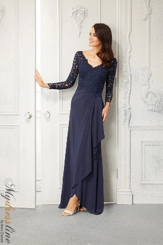 Formal dresses with button - front designs and tulle skirts for a charming prom styleMorilee 72418