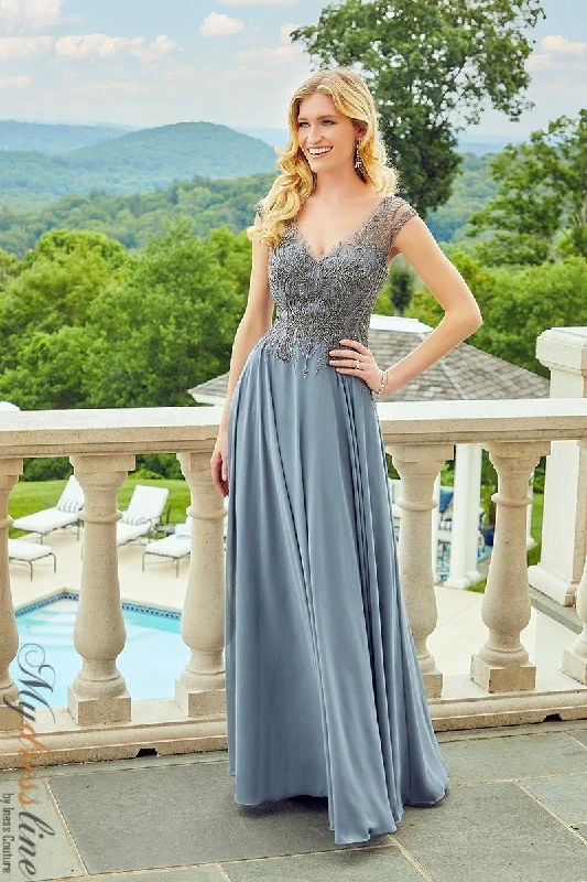 Formal dresses with fringe - trimmed sleeves and wrap - around styles for a bohemian - inspired formal eventMorilee 72521
