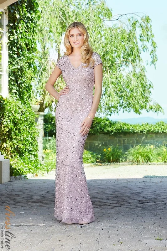 Formal dresses with pleated bodices and taffeta fabric for a traditional lookMorilee 72523