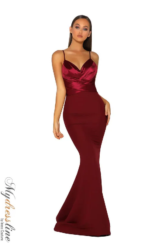 Formal dresses with ruched back panels and button - down fronts for a unique and flattering fitPortia & Scarlett PS5023