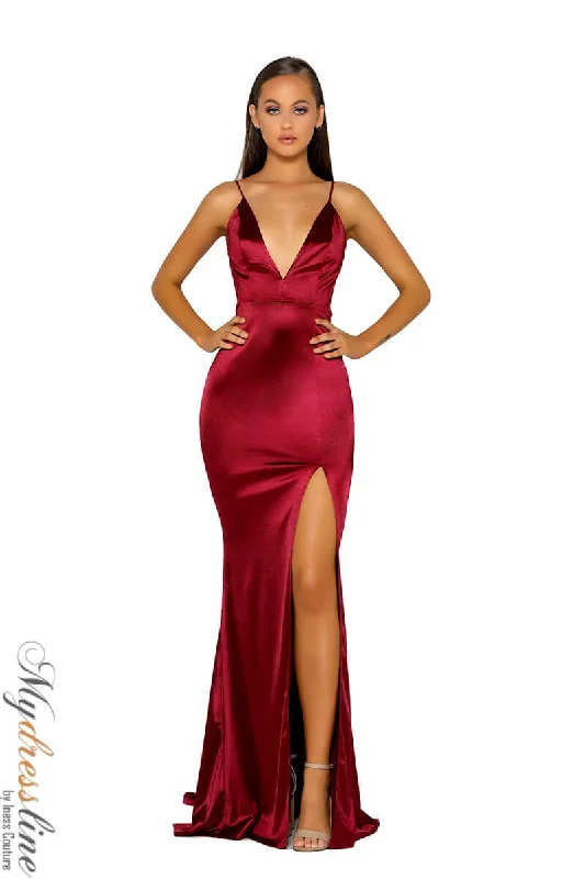 Prom dresses with one - shoulder designs and feather accents for a bold statementPortia & Scarlett PS5050