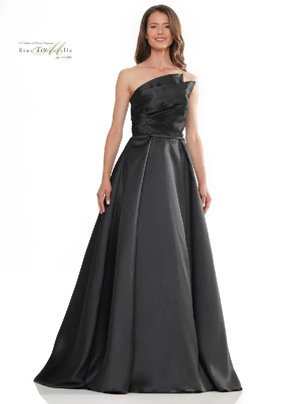 Maxi dresses with one - shoulder designs for a stylish and asymmetric look Maxi dresses with one - shoulder designs for a stylish and asymmetric look Rina di Montella RD2981 Long A Line Formal Gown