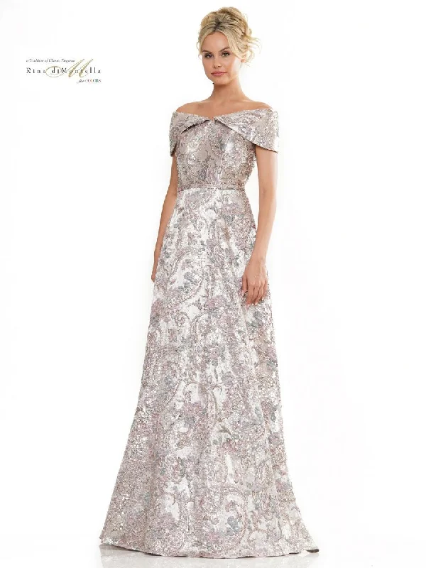 Maxi dresses with a belted empire waist for a more defined and flattering silhouette Maxi dresses with a belted empire waist for a more defined and flattering silhouette Rina di Montella RD2986 Long A Line Formal Dress
