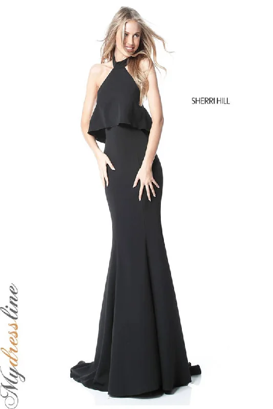 Formal dresses with tassel - adorned belts and tiered skirts for a stylish and festive formal eventSherri Hill 51488