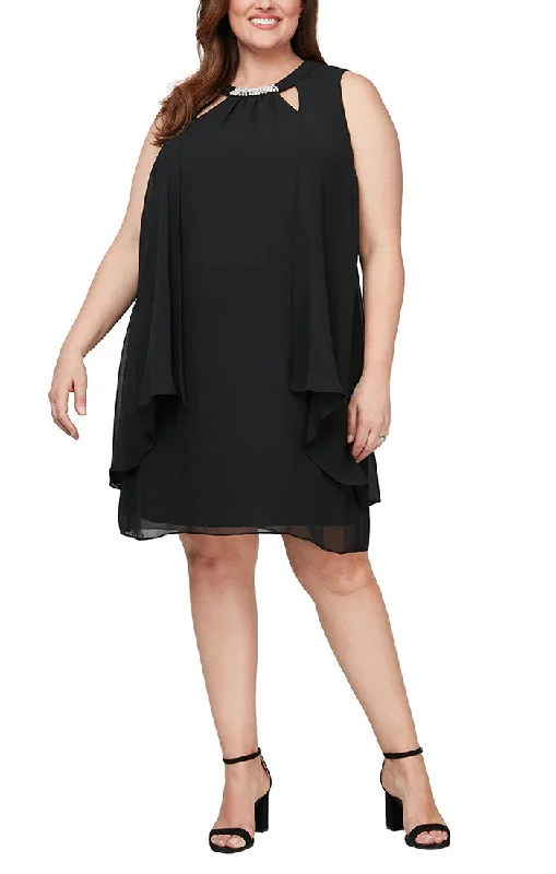 Maxi dresses with one - shoulder designs for a stylish and asymmetric look Maxi dresses with one - shoulder designs for a stylish and asymmetric look SL Fashions 610366 Black 20W Sale