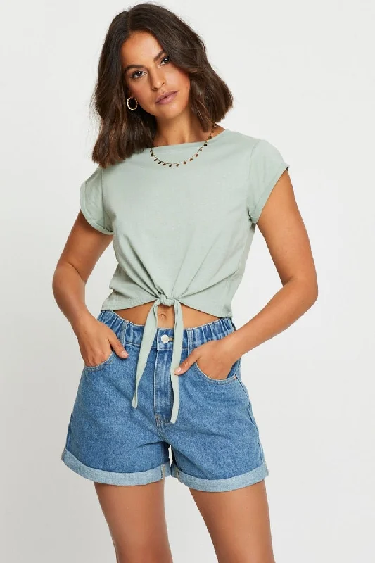 High - Waisted Women Shorts for a Retro and Flattering LookBlue High Waist Shorts Relaxed High - Waisted Women Shorts for a Retro and Flattering LookBlue High Waist Shorts Relaxed