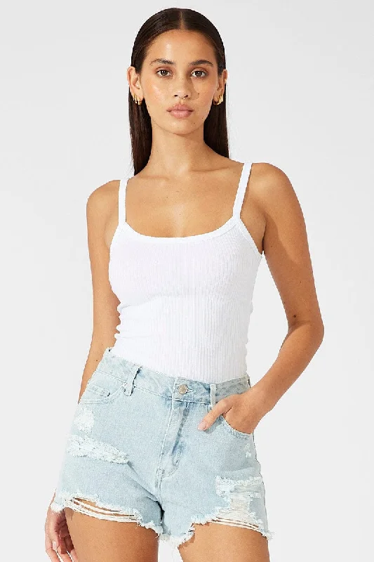 Jeanette Women Shorts with a Soft and Comfortable FeelDenim Ripped Denim Shorts