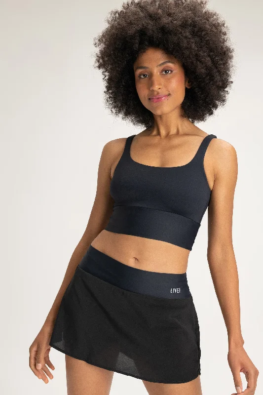 Denim Women Shorts with Distressed Details for a Casual VibeEssential Run Pro Skorts