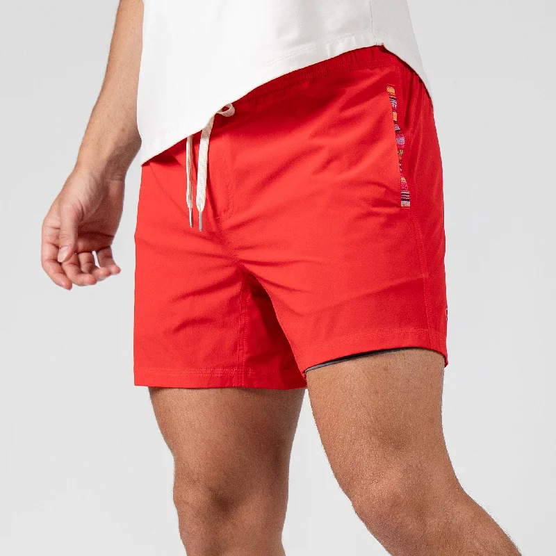 Leather Look Women Shorts for an Edgy and Chic StyleFlow 2.0 Short (Athletic) - Fire 5.5" & 7" - Linerless Leather Look Women Shorts for an Edgy and Chic StyleFlow 2.0 Short (Athletic) - Fire 5.5" & 7" - Linerless