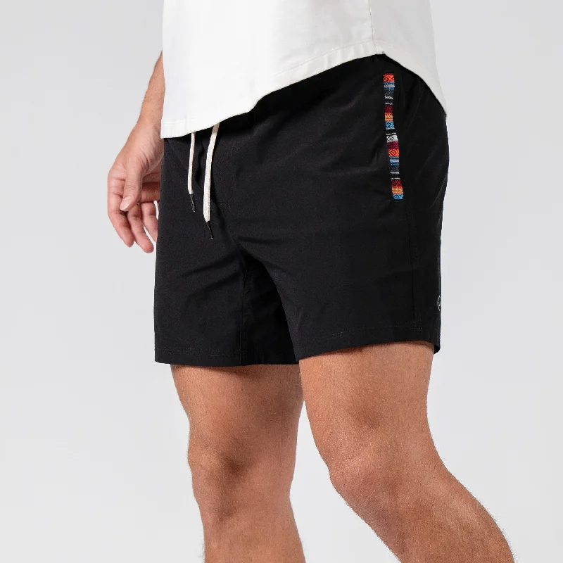 Cuffed Women Shorts for a Laid - Back and Trendy LookFlow 2.0 Short (Athletic) - Jet 5.5" & 7" - Linerless