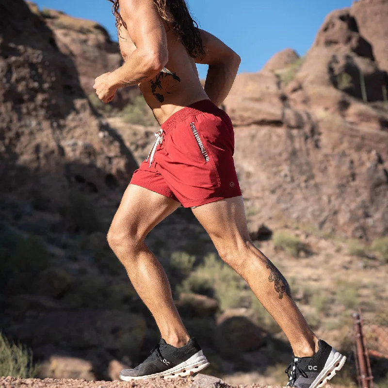 Cuffed Women Shorts for a Laid - Back and Trendy LookFlow Short (Athletic) - Cardinal 5.5" & 7" Cuffed Women Shorts for a Laid - Back and Trendy LookFlow Short (Athletic) - Cardinal 5.5" & 7"