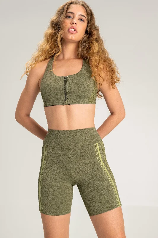 Solid Color Women Shorts in Bright Hues for a Bold StatementGroove Bermuda