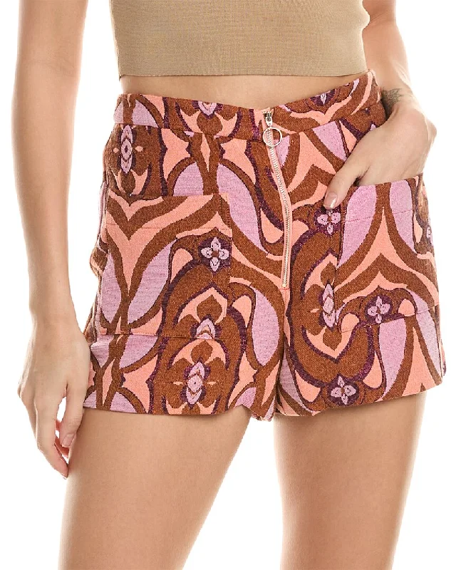 Leather Look Women Shorts for an Edgy and Chic StyleRamy Brook Ross Short