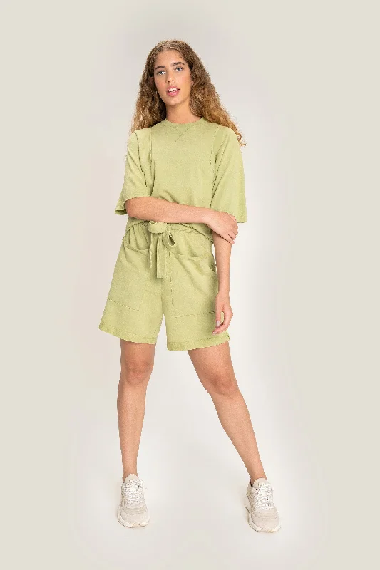 Linen Women Shorts for Breathable Comfort in Hot WeatherUrban Side Bermuda