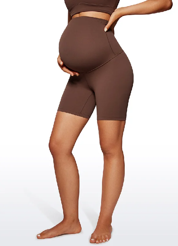 Cuffed Women Shorts for a Laid - Back and Trendy LookButterluxe Maternity Shorts 6''- Super High Waist Cuffed Women Shorts for a Laid - Back and Trendy LookButterluxe Maternity Shorts 6''- Super High Waist