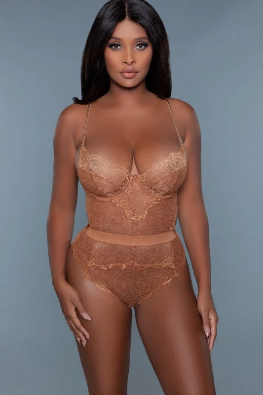 Sheer Bodysuits for a Seductive and Alluring OutfitLace Bodysuit With Cut-Out Details