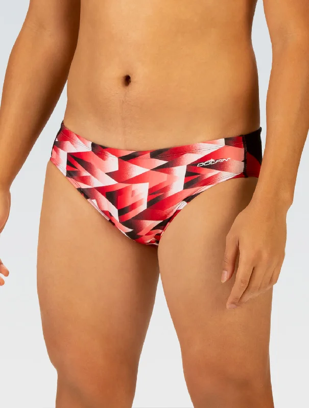 Plus size swimsuits with geometric patterns5P00-B15