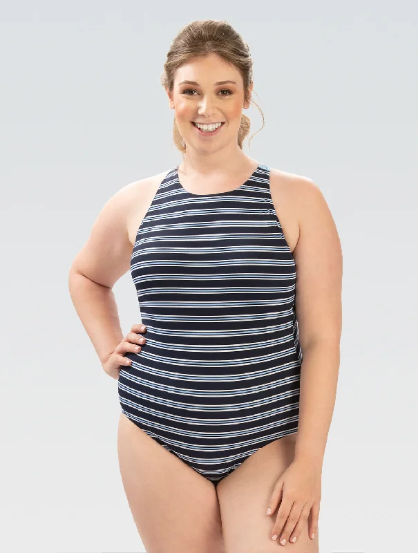 Plus size swimwear with slimming patterns5Q00-B53