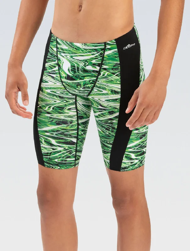 Plus size swimwear with slimming patterns7000-A37