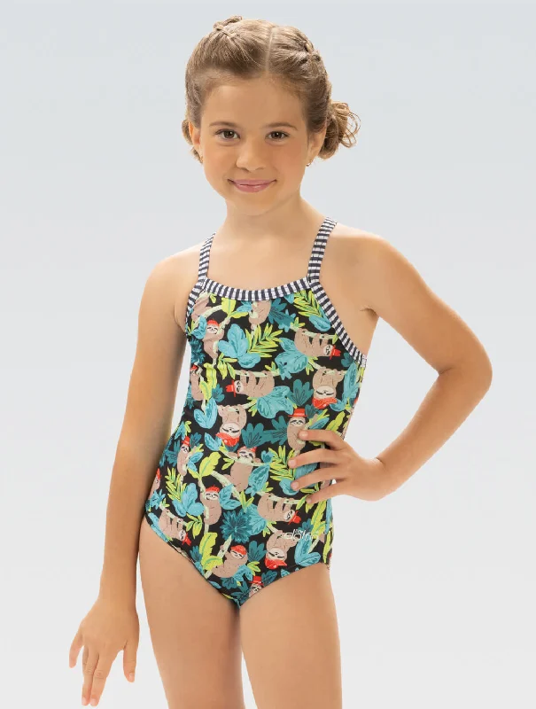 Plus size swimwear with polka dots for playful looks9810-C41