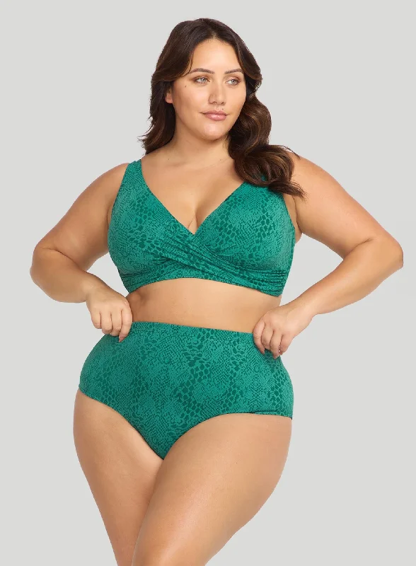 String bikini for a minimalistic and sexy beach styleArtesands: Ekhis Renoir High Waisted Swim Pant Green String bikini for a minimalistic and sexy beach styleArtesands: Ekhis Renoir High Waisted Swim Pant Green
