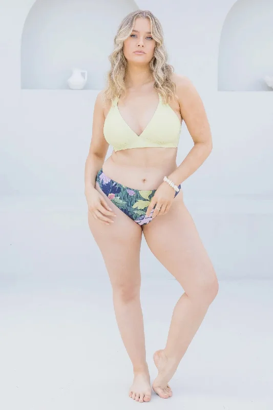 Maternity bikini for expecting mothers to enjoy the beach comfortablyArtisan Rainforest High Leg Brief