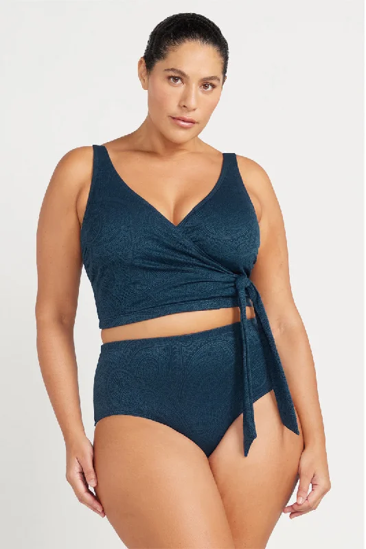Tropical - themed bikini for a vacation - ready beach outfitLa Traviata Renoir High Waist Bikini Bottom Tropical - themed bikini for a vacation - ready beach outfitLa Traviata Renoir High Waist Bikini Bottom