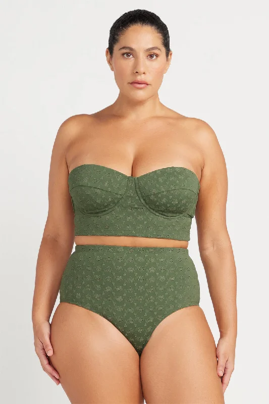 High - waisted bikini for a retro and tummy - flattering lookMellifluous Renoir High Waist Bikini Bottom High - waisted bikini for a retro and tummy - flattering lookMellifluous Renoir High Waist Bikini Bottom