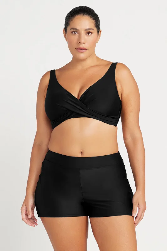 Neon - colored bikini to stand out on the beachBlack Hues Delacroix Swim Short