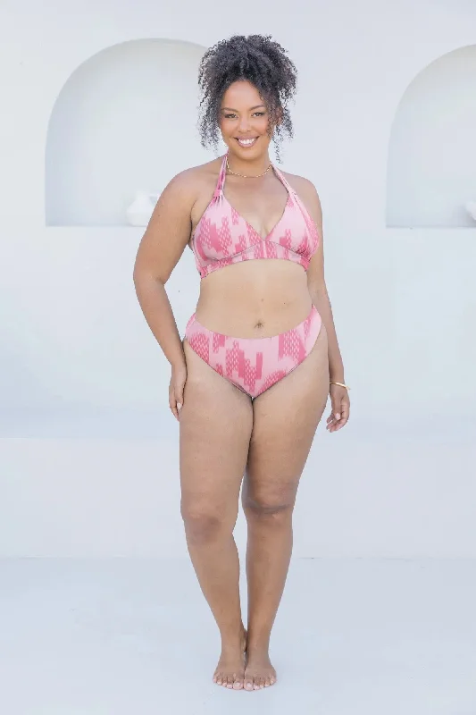 Plus - size bikini with full - coverage options for comfort and confidenceIkat Dusk Basic Brief