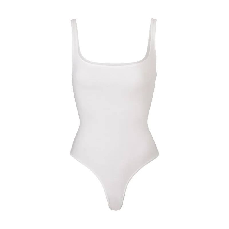 Metallic Bodysuits for a Glitzy and Glamorous Night OutBODY BASICS SQUARE NECK BODYSUIT | MARBLE
