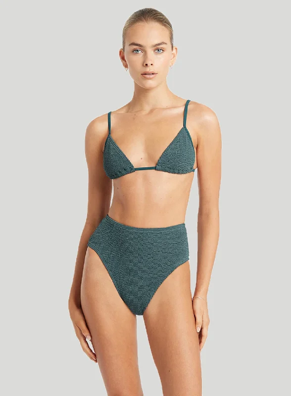 Tie - side bikini bottoms for an adjustable and stylish fitBond Eye: Palmer Bikini Brief Aegean Blue