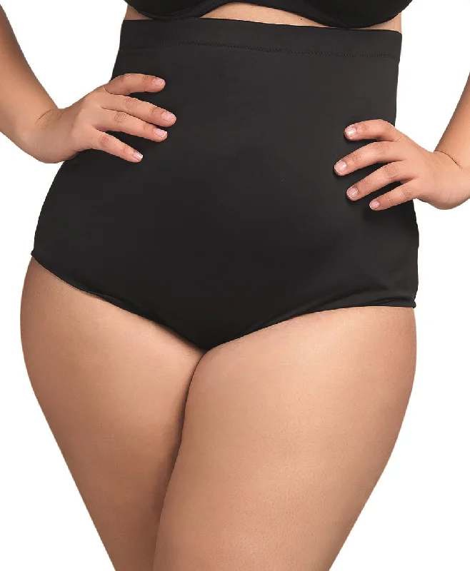 Sports bikini for high - intensity water activities like surfingElomi Swimwear Essentials Black High Waist Bikini Bottom 7604 Sports bikini for high - intensity water activities like surfingElomi Swimwear Essentials Black High Waist Bikini Bottom 7604