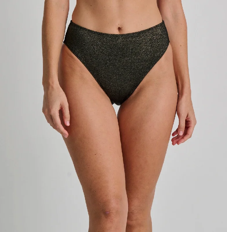 Plus - size bikini with full - coverage options for comfort and confidenceEveryday Sunday Swimwear Black Shiny High Waist Bikini Bottom BEAW02768 Plus - size bikini with full - coverage options for comfort and confidenceEveryday Sunday Swimwear Black Shiny High Waist Bikini Bottom BEAW02768