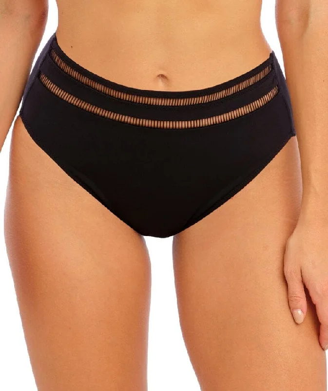 Long - line bikini top for added support and a fashionable lookFantasie Swim East Hampton High Waist Bikini Brief - Black