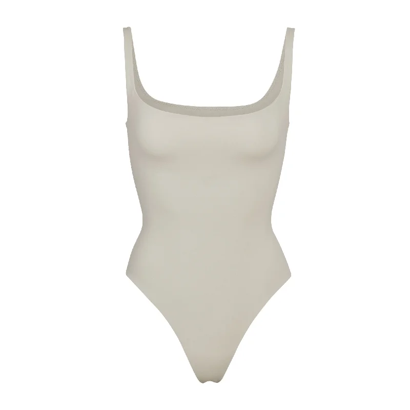 Maternity Bodysuits for Expecting Mothers' ComfortFITS EVERYBODY SQUARE NECK BODYSUIT | TALC