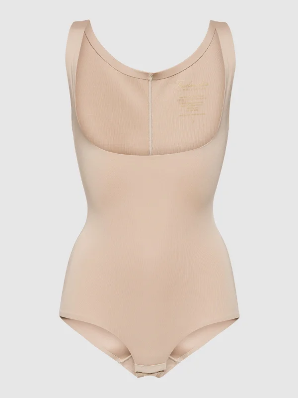 Plus - Size Bodysuits with a Comfortable and Flattering FitHollywood Shape Sculpting Open Bust Bodysuit