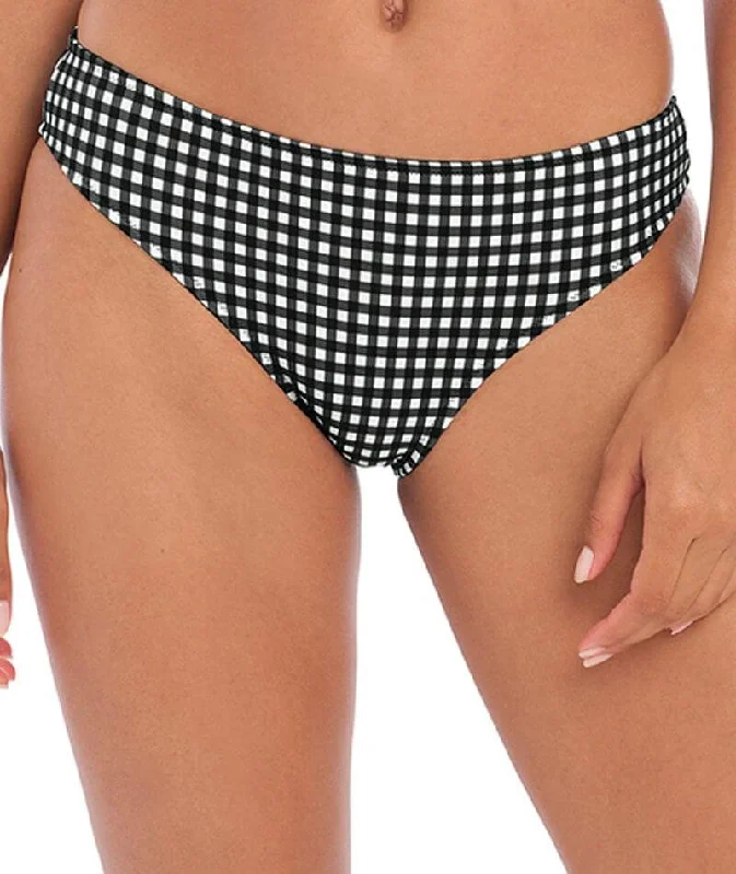 Tropical - themed bikini for a vacation - ready beach outfitFreya Swim Check In Bikini Brief - Monochrome