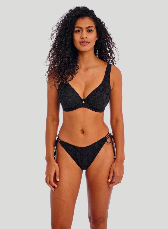 Plus - size bikini with full - coverage options for comfort and confidenceFreya Swimwear: Nomad Nights High Leg Bikini Brief Black Plus - size bikini with full - coverage options for comfort and confidenceFreya Swimwear: Nomad Nights High Leg Bikini Brief Black