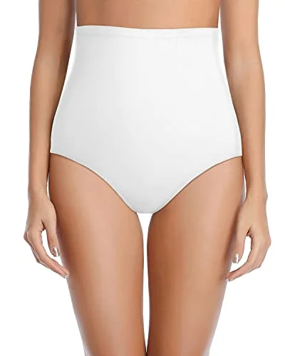 Plus - size bikini with full - coverage options for comfort and confidenceFull Coverage Swimsuit Bottom for Women Retro Swim Bottoms