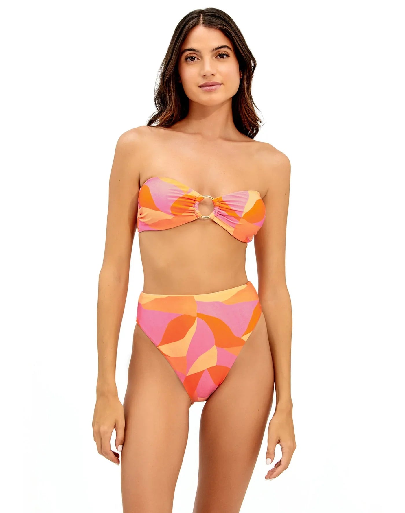 Lace - trimmed bikini for an elegant and romantic touchGigi Hot Pant Bikini Bottom