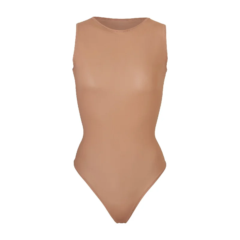 Neon Bodysuits to Stand Out at PartiesJELLY SHEER CREW NECK BODYSUIT | SIENNA