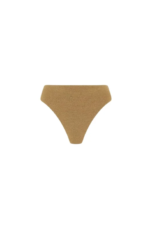 Tropical - themed bikini for a vacation - ready beach outfitLee Bottom Bouclê | Caramello Tropical - themed bikini for a vacation - ready beach outfitLee Bottom Bouclê | Caramello