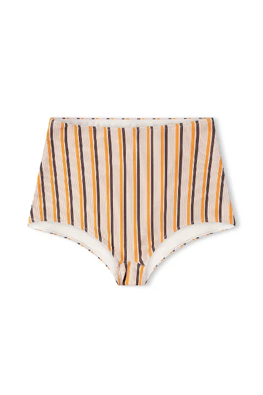 String bikini for a minimalistic and sexy beach styleLicorice Stripe Rib Boy Short