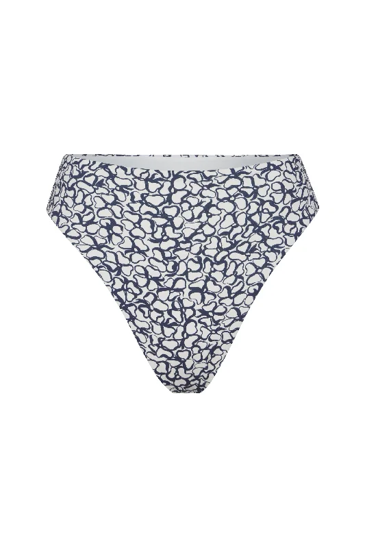 Maternity bikini for expecting mothers to enjoy the beach comfortablyMidi High-Cut Bikini Bottom in Infinity Floral Print Maternity bikini for expecting mothers to enjoy the beach comfortablyMidi High-Cut Bikini Bottom in Infinity Floral Print
