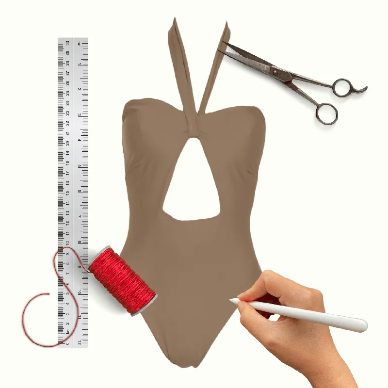 High - waisted bikini for a retro and tummy - flattering lookMY RÊVE SWIM | DESIGN MY OWN SWIMSUIT